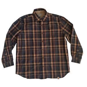 Carhartt Men's Size XL Button Down Relaxed Fit Long Sleeve Plaid Shirt